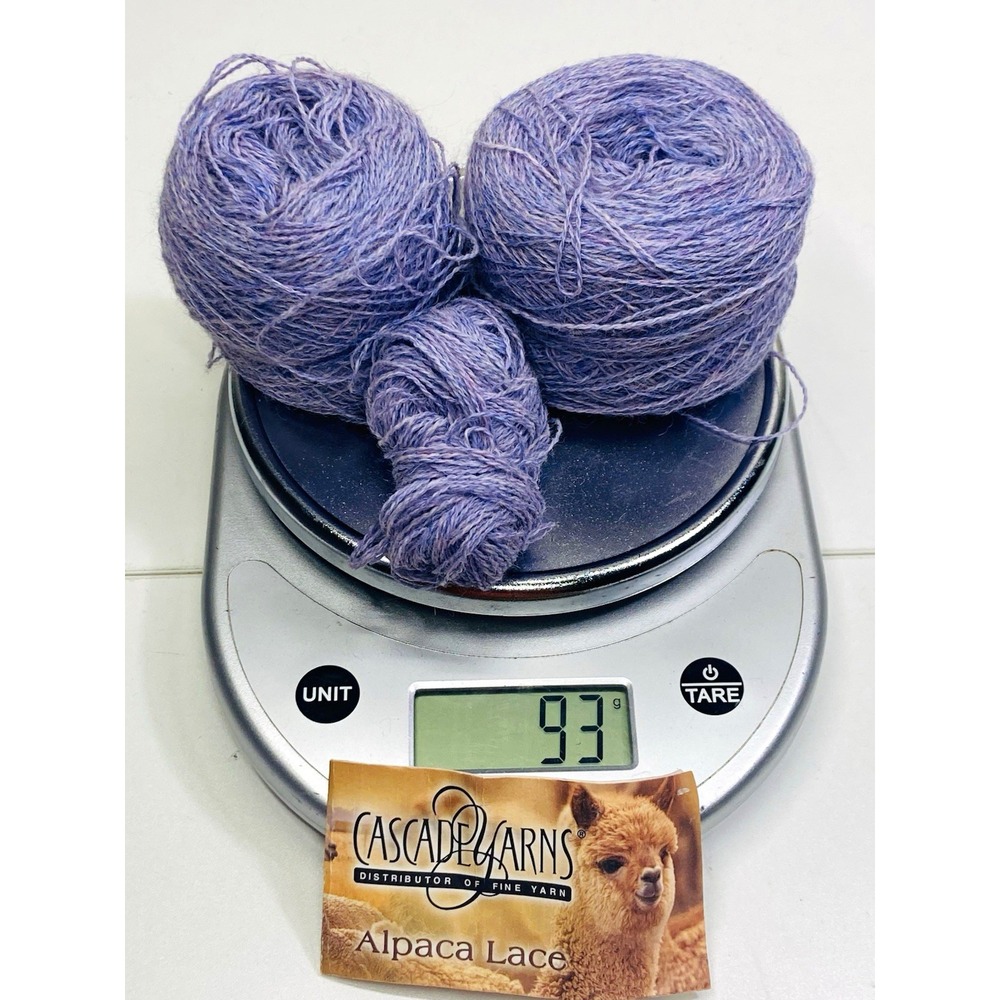 93g Cascade Yarns Alpaca Lace 100% Baby Alpaca Lace/Fingering Yarn Made in Peru